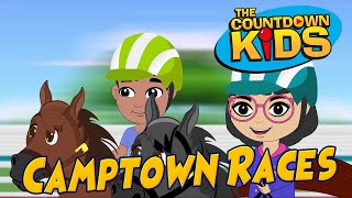 Camptown Races  The Countdown Kids  Kids Songs amp Nursery Rhymes  Lyrics Video [upl. by Demp]