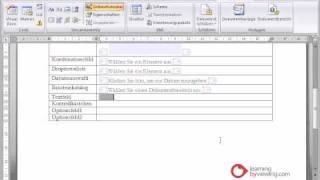 Microsoft Word Tutorial Deutsch Formulare [upl. by Hardy]