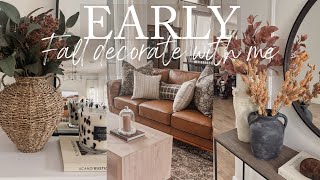 FALL DECORATE WITH ME 2024  FALL DECORATING IDEAS 2024  EARLY FALL DECOR IDEAS 2024 [upl. by Mattah]