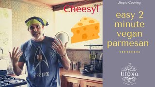 Vegan Parmesan quotCheesequot Recipe  How to Make Vegan Parmesan in Just Two Minutes [upl. by Notsirk51]