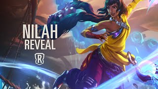 Nilah  New Champion  Legends of Runeterra [upl. by Arodal747]