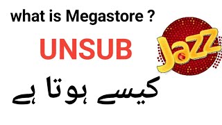 what is megastore offer jazz jazz megastore offer unsubscribe code  deactivation [upl. by Aicinod]