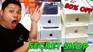 SECRET SHOP SA GREENHILLS NG PINAKAMURANG BRAND NEW IPHONES AT ANDROID PHONES [upl. by Ana687]