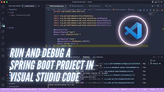 Run and debug a Spring Boot project in Visual Studio Code [upl. by Eniaj76]