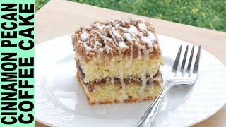 GLUTEN FREE COFFEE CAKE How to Make Gluten Free Cinnamon Pecan Coffee Cake Recipe [upl. by Oecam]