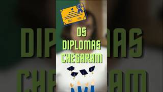 Os diplomas chegaram shorts uftm [upl. by Ytsud]