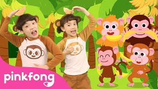 Monkey Banana Dance  Baby Monkey  Dance Along Song  Pinkfong Kids Songs [upl. by Yraunaj]