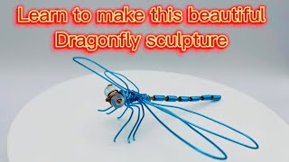 How to make a dragonfly with wire [upl. by Nelra]