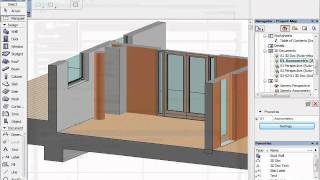 ArchiCAD 12 New Feature Tutorials  3D Document 4 [upl. by Melita]