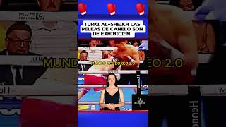 Turki Al Sheikh las peleas de Canelo son de exhibición boxeo boxing box [upl. by Arad]