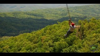 Inside look at Legacy Mountain Zip Lines in Pigeon Forge TN VisitMySmokiescom [upl. by Enilreug828]