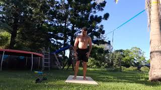 100 one pump burpees  warm down after deadlift session [upl. by Courtland]