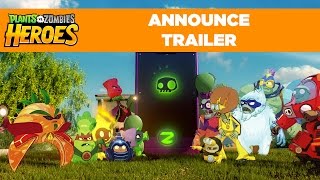 Plants vs Zombies Heroes Gameplay Trailer [upl. by Nannarb166]