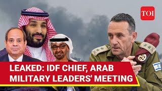 Mega Expose Watch What Happened When IDF Chief Met With Five Arab Military Leaders Amid Gaza War [upl. by Ecnal666]