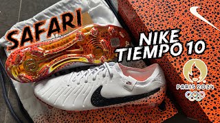 Nike Tiempo Legend 10 Elite Olympics  Safari Jamal Musiala Boot [upl. by Nylrac]