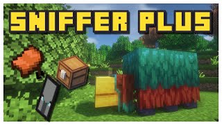 This MINECRAFT MOD Makes SNIFFERS Super Useful Hellions Sniffer [upl. by Oisorbma]