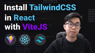 How to use Tailwind CSS in React with Vite  Install TailwindCSS in React with ViteJS for Beginners [upl. by Ronal]