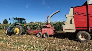 Lifting the Yellow Jacket Silo Unloader for Corn Harvest September 25 2024 [upl. by Chase285]