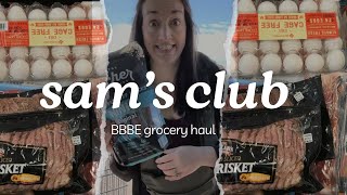 Sams Club HAUL  Beef Butter Bacon Eggs [upl. by Atteuqaj]