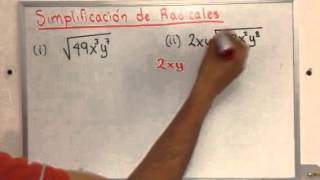 Simplificacion de Radicales  ejercicio 1 [upl. by Gertrud368]