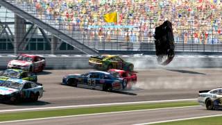 Nascar The Game 2013 Crash Compilation PC [upl. by Holleran]