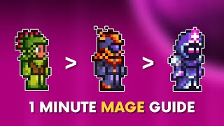 Terraria 145  Entire Mage Guide In 1 Minute [upl. by Whitehurst]