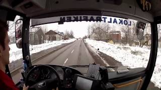 Buss Lokaltrafiken Kiruna Blå linje [upl. by Osnerol974]