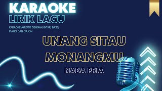 Unang Sitau Monangmu  Marhara Nada Pria  Karaoke Akustik dan Lirik Lagu [upl. by Zalea]