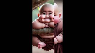 little monk so cutecute little monklittle monk video viral funny [upl. by Thorrlow588]