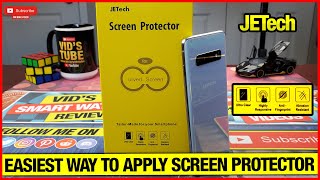 The easiest way to apply screen protector JETech [upl. by Lilas914]