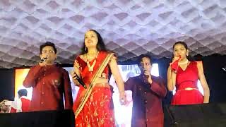 VITHAL VIHAL VITHALA SONG  SINGERS SHRUTI JHA CHANDRESH AT NAVRATRI UTSAV 2024 [upl. by Mohun]