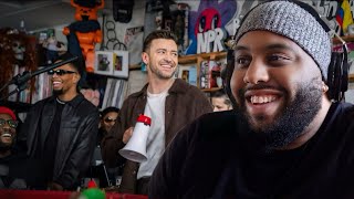 Justin Timberlake Tiny Desk Concert best tiny desk thus far [upl. by Yesteb147]