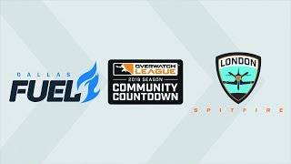 Dallas Fuel vs London Spitfire  OWL 2019 Community Countdown [upl. by Bjorn]