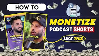 🤑 How To Monetize Podcast Shorts Channel Like ScrollWithPawan7 [upl. by Nawed57]