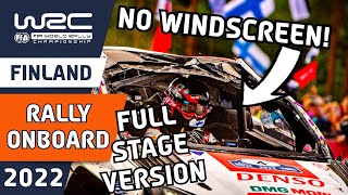 Onboard of the rally  Lappi on Wolf Power Stage  WRC Secto Rally Finland 2022 [upl. by Nirrad]