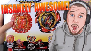 OMG THIS NEW TRIPLE BEYBLADE SET IS INSANELY AWESOME  Beyblade Burst Unboxing [upl. by Rifkin65]