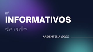 Informativos de radio  intros  Argentina 2022 [upl. by Ninon]