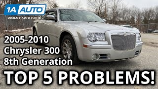 Top 5 Problems Chrysler 300C Sedan 20052010 8th Generation [upl. by Aerdnat162]