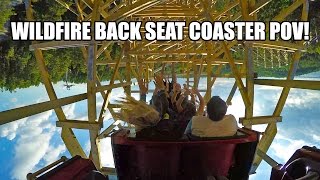 Wildfire Back Seat POV INSANE Roller Coaster at Kolmarden Sweden [upl. by Akierdna386]