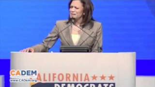 Kamala Harris Speaks at the 2011 CA Democratic Convention [upl. by Cristian982]