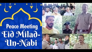 Milad ul Nabi peace meeting at APMC [upl. by Einnej]