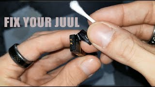 HOW TO FIX YOUR JUUL  Not Hitting  Battery Problems  Not Charging [upl. by Aynahs]