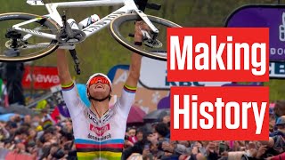 Highlights Mathieu Van Der Poel Makes History At 2024 Mens Tour Of Flanders [upl. by Nunes]