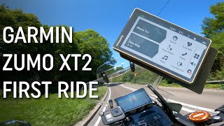 Garmin Zumo XT2 first impressions amp VLOG [upl. by Gall]