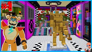 Building FNAF Security Breach in Minecraft Part 1  Lobby and Main Entrance [upl. by Tillio285]