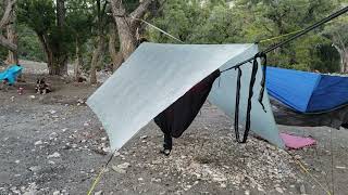 camping hammock set up Mt Charleston [upl. by Hays]