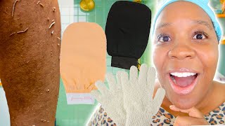 I Tried Every Popular Exfoliating Glove [upl. by Stedt381]