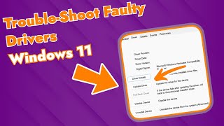 Troubleshooting Windows 11 Resolving Faulty Drivers [upl. by Bar534]