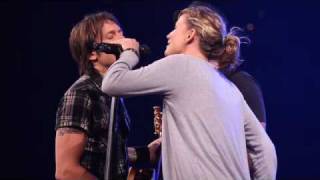 Keith Urban Sugarland sing Seven Bridges Road by The Eagles [upl. by Arelc]