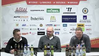 Pressekonferenz ESV Kaufbeuren vs EV Landshut [upl. by Otrebogir]